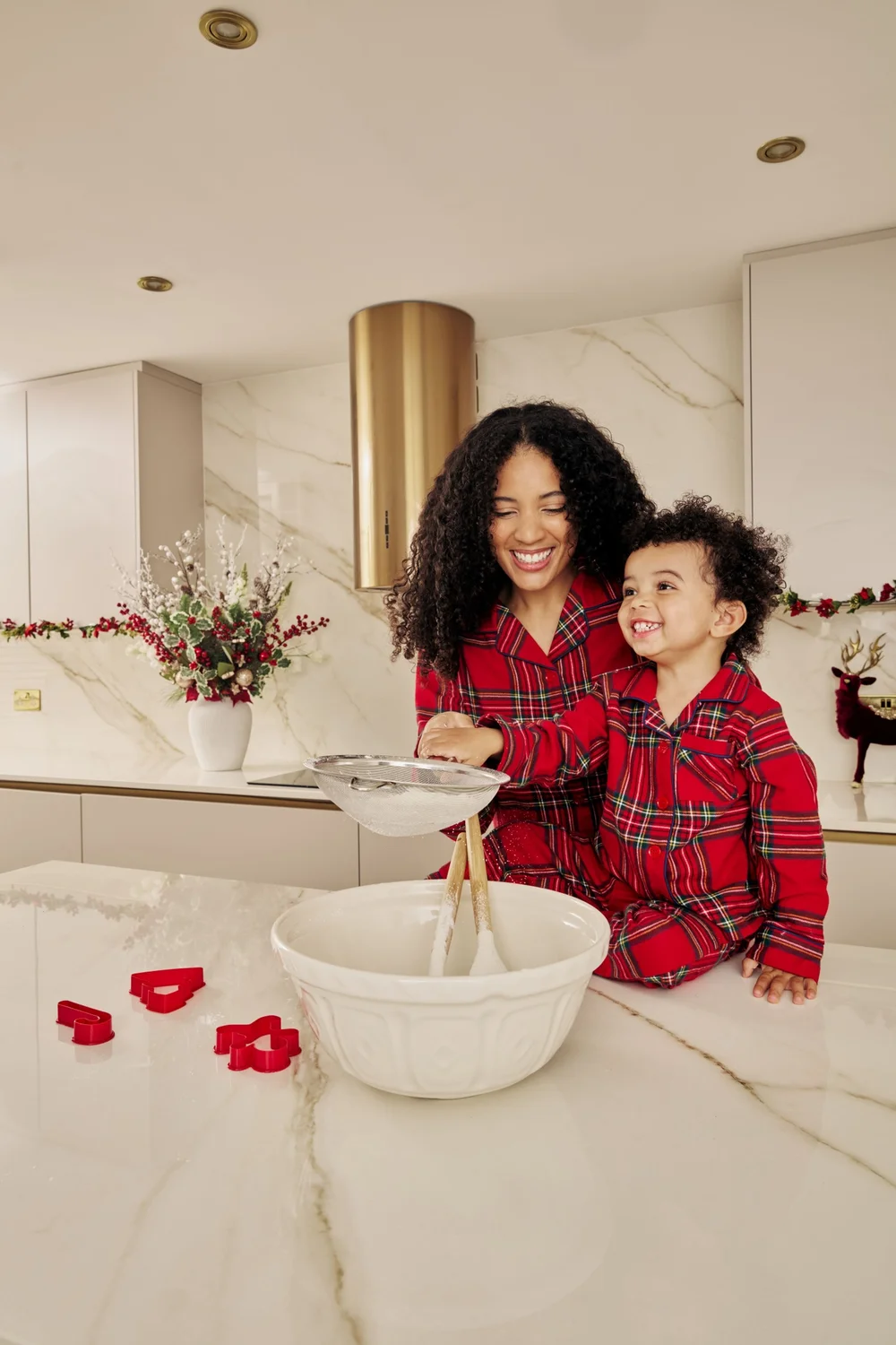 My Christmas Pyjamas Red Check The Halls Children's Two-Piece Long Matching Pyjama Set (18m-14yrs) - 1.5-2 Yrs Image 5