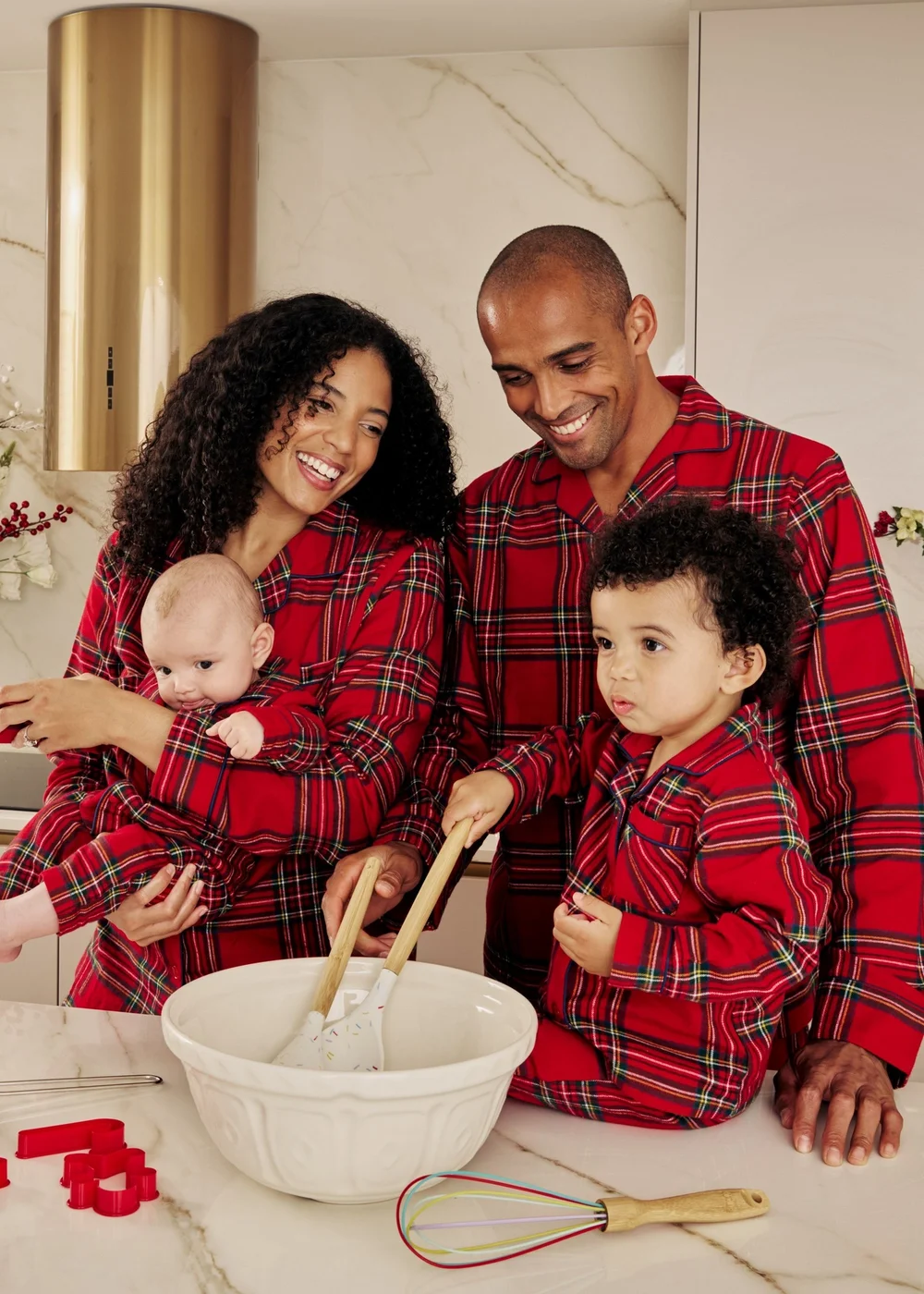 My Christmas Pyjamas Red Check The Halls Children's Two-Piece Long Matching Pyjama Set (18m-14yrs) - 1.5-2 Yrs Image 4