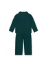 Pyjamily Emerald Green Midnight Jewel Children's Two-Piece Long Matching Pyjama Set (18m-14yrs) - 1.5-2 Yrs Image 3