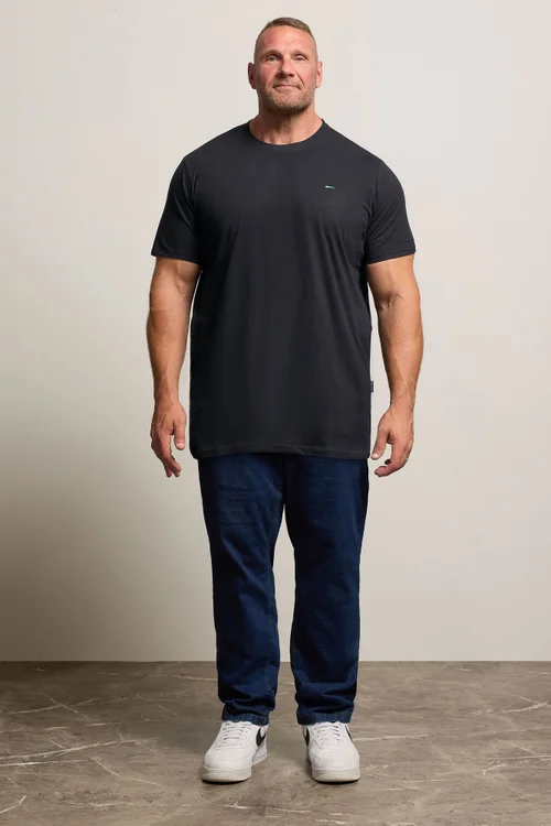 BadRhino 5 Pack Black Extra Long Core T-Shirts - 2XL Image 3