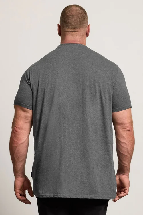 BadRhino 5 Pack Black/White/Navy Blue/Green/Grey Extra Long Core T-Shirts - 5/6 XL Image 3