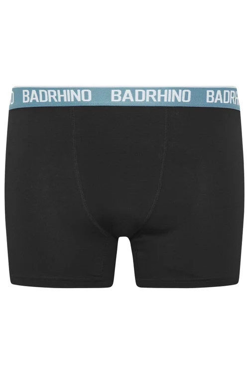 BadRhino 5 Pack Black Waistband Boxers - 2XL Image 6