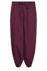 PixieGirl Petite Plum Purple Poplin Balloon Trousers - Size 10, Leg 27 Image 5