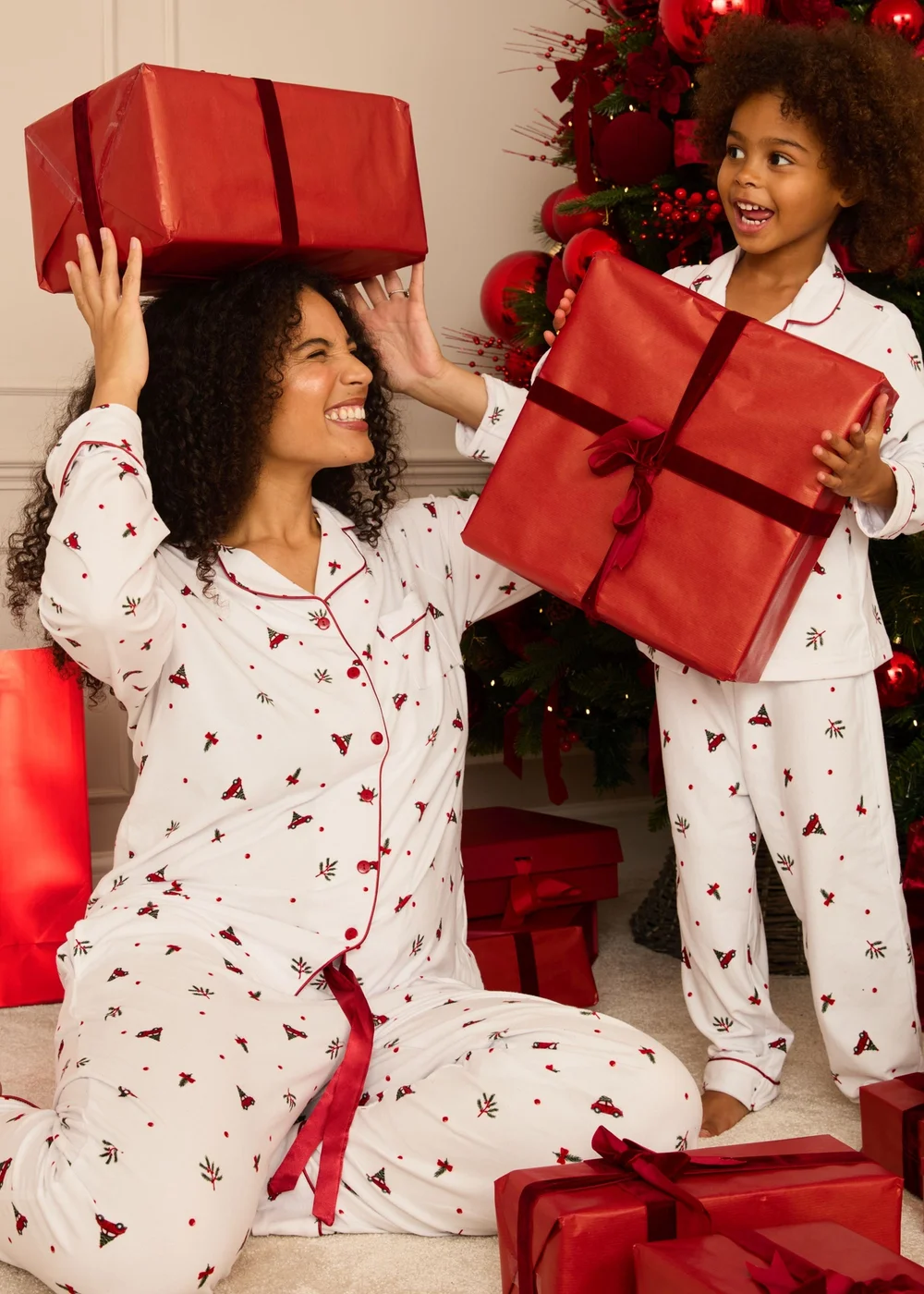 My Christmas Pyjamas White Driving Home For Christmas Women's Two-Piece Long Matching Pyjama Set - 20-22 Image 5