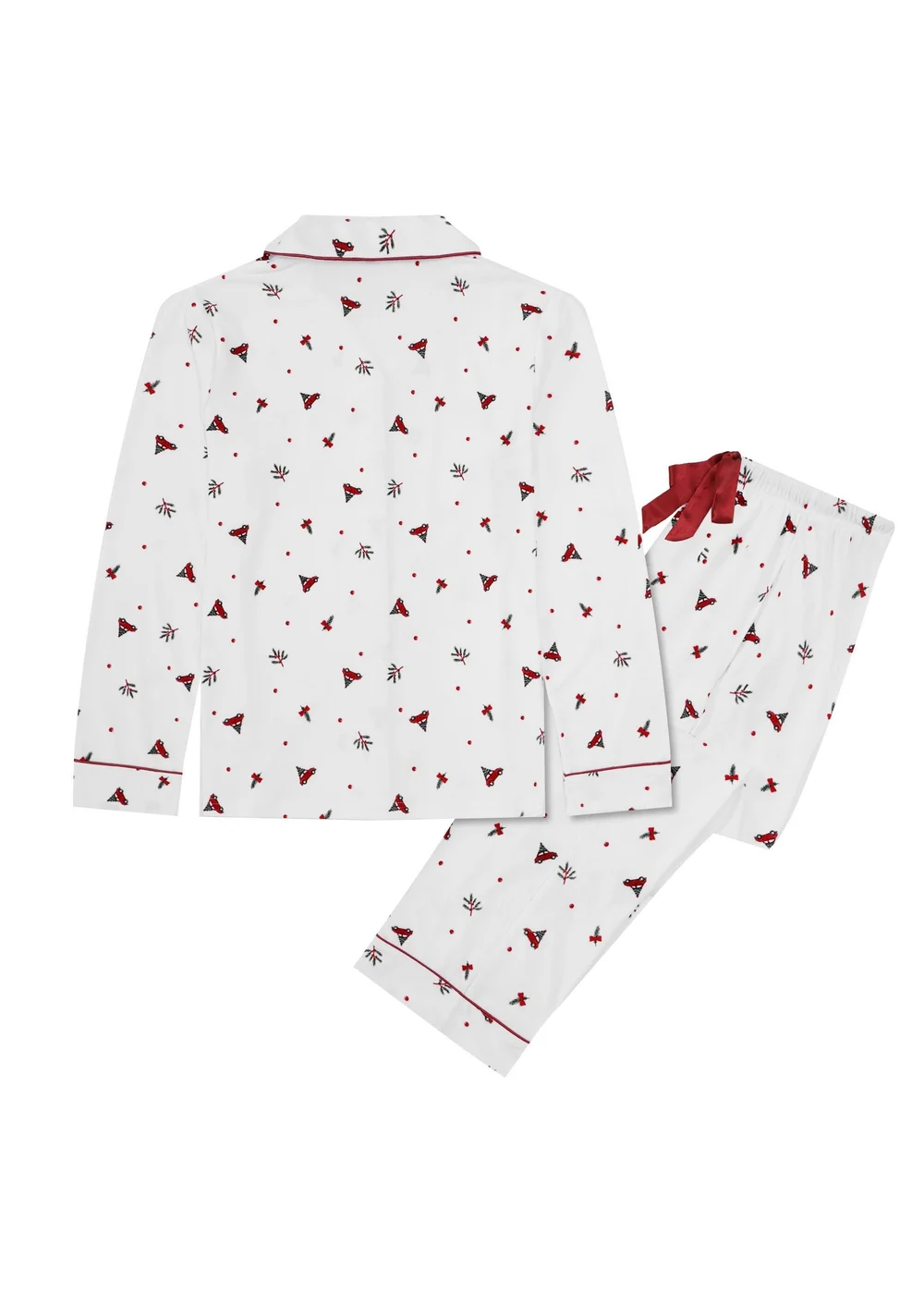My Christmas Pyjamas White Driving Home For Christmas Women's Two-Piece Long Matching Pyjama Set - 20-22 Image 2