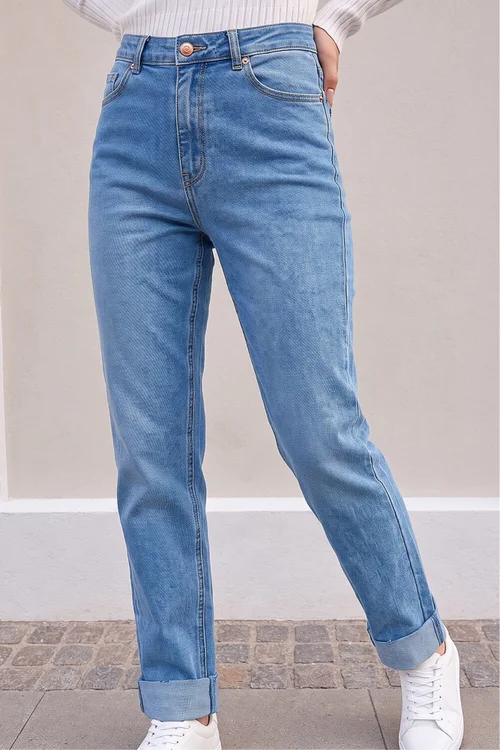 Roman Denim Petite Turn Up Pocket Jeans - 14 Image 1