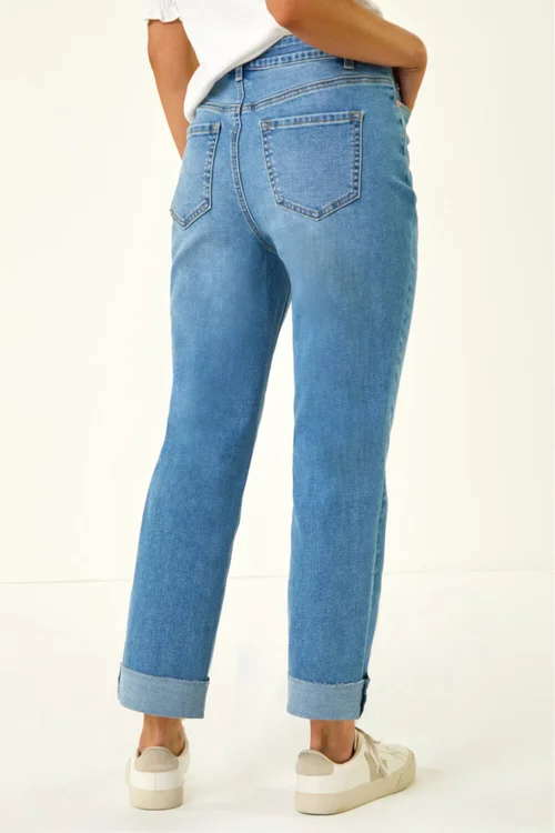 Roman Denim Petite Turn Up Pocket Jeans - Size 14 Image 3