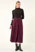 Roman Wine Abstract Diamond Print Midi Skirt - Size 20 Image 3