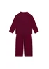 Pyjamily Rich Burgundy Midnight Jewel Baby's One-Piece Matching Pyjama Sleepsuit (0m-18m) - 6-9 months Image 2