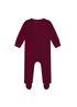 Pyjamily Rich Burgundy Midnight Jewel Baby's One-Piece Matching Pyjama Sleepsuit (0m-18m) - 6-9 months Image 1