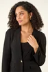 Roman Black Textured Pocket Stretch Jacket - 14 Image 3