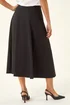 Roman Black Petite Ponte Stretch Midi Skirt - 12 Image 3