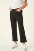 Roman Black Petite Bootcut Cropped Jeans - 10 Image 4