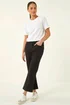 Roman Black Petite Bootcut Cropped Jeans - 10 Image 1