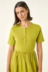 Roman Lime Buttoned Pocket Stretch Midi Dress - 18 Image 4