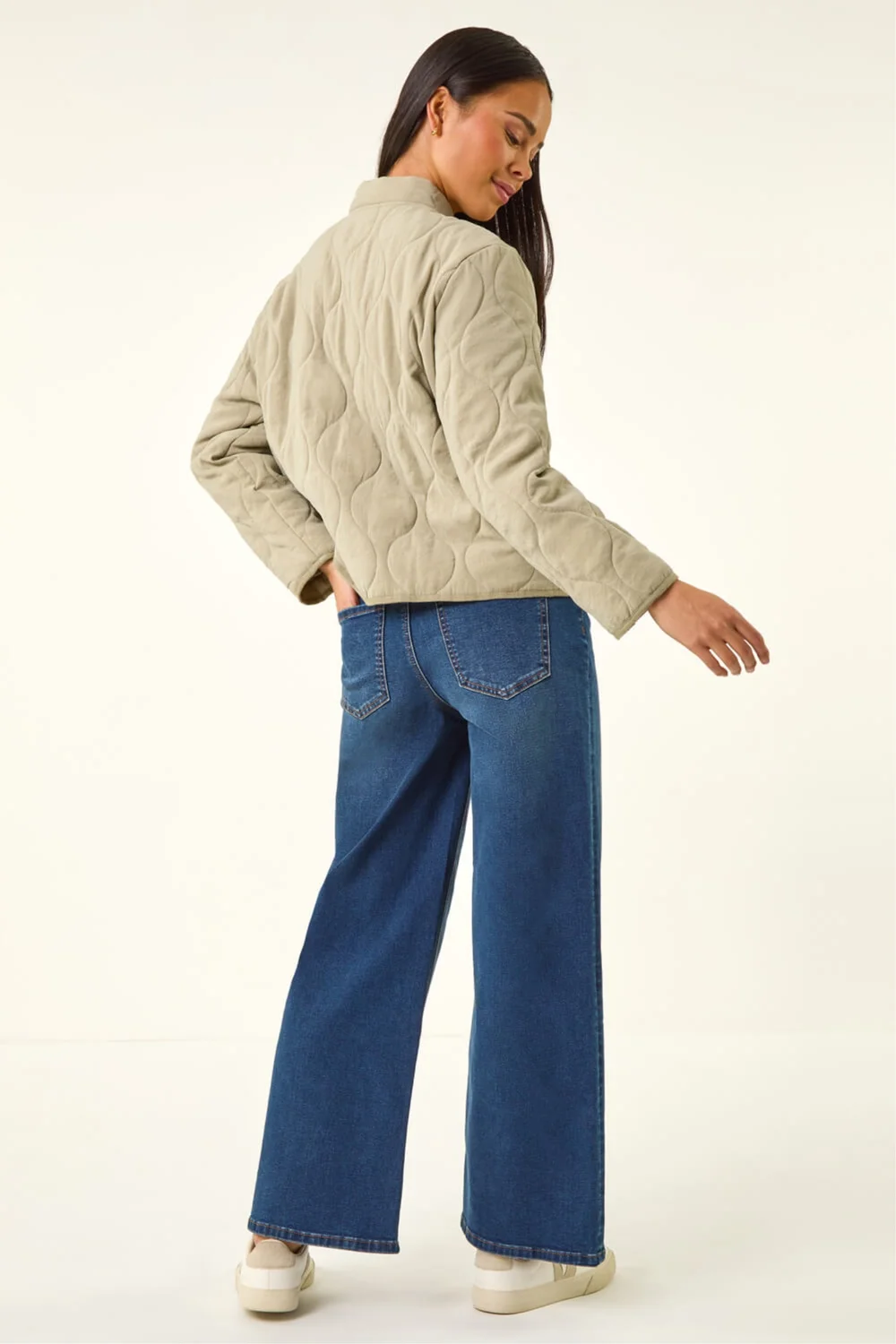 Roman Khaki Petite Quilted Puffer Jacket - 18 Image 4