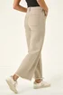 Roman Stone Petite Cotton Frayed Hem Trouser - Size 18 Image 3