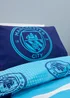 Manchester City FC Blue Flashy Duvet Cover - Single Image 3