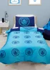 Manchester City FC Blue Flashy Duvet Cover - Single Image 2