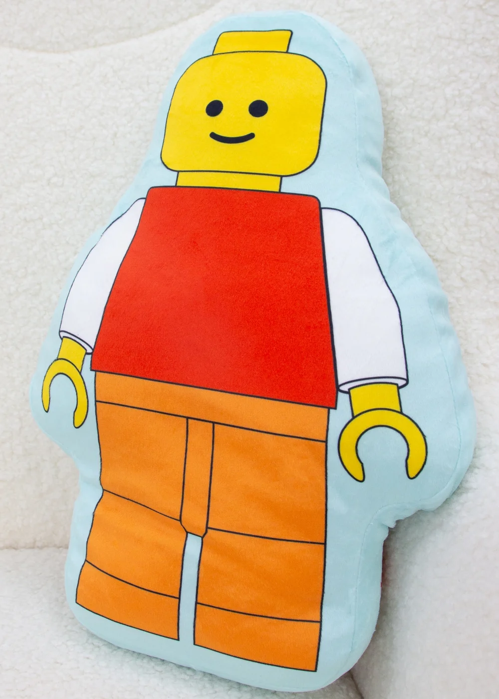 Lego Colourblock Multicolour Shaped Cushion - One Size Image 1
