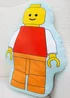 Lego Colourblock Multicolour Shaped Cushion - One Size Image 1