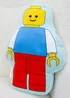 Lego Colourblock Multicolour Shaped Cushion - One Size Image 2