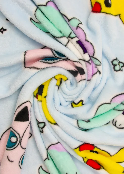 Pokemon Blue Spirit Fleece Blanket - 100 x 150 Image 4