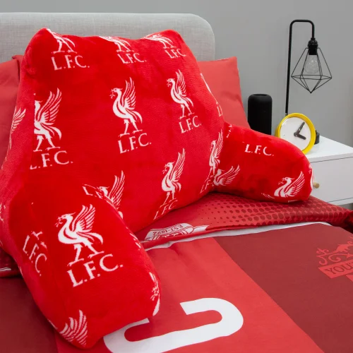 Liverpool FC Target Cuddle Cushion Red - One Size Image 2
