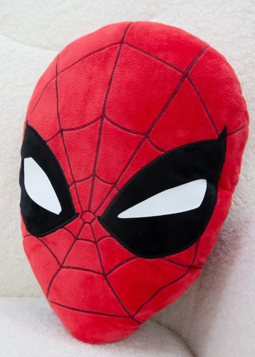 Spiderman Red Adventure Glow In The Dark Cushion - One Size Image 1