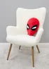 Spiderman Red Adventure Glow In The Dark Cushion - One Size Image 3