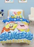 Spongebob Multicolour Squared Duvet Cover - Single Image 1