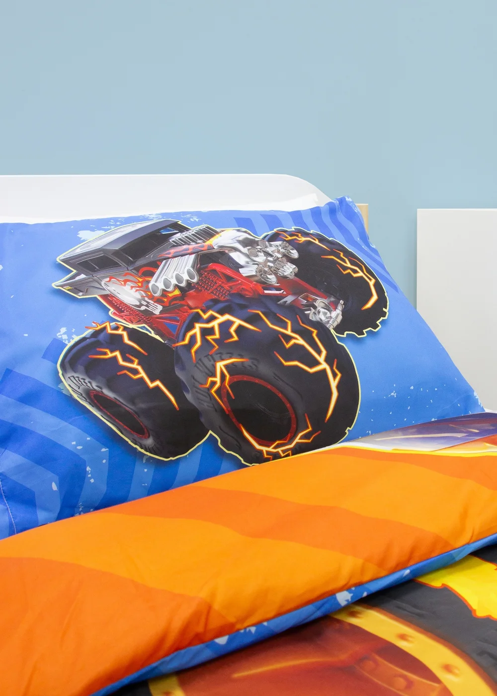 Hot Wheels Multi Monster Polycotton Duvet Set - Single Image 4