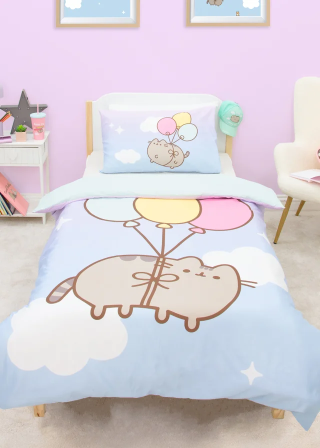 Pusheen Purple Enjoy Duvet Cover