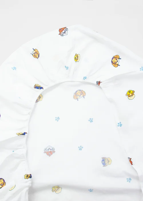 Paw Patrol White Missions Fitted Sheet - Single Image 5