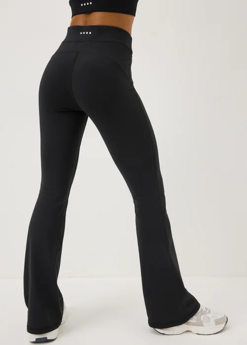 Souluxe Black Slim Flare Gym Leggings - Size 8 Image 2
