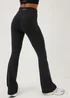 Souluxe Black Slim Flare Gym Leggings - Size 8 Image 2