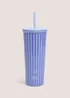 Lilac Striped Tumbler Image 1