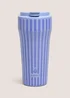 Lilac Stripe Coffee Tumbler Image 1
