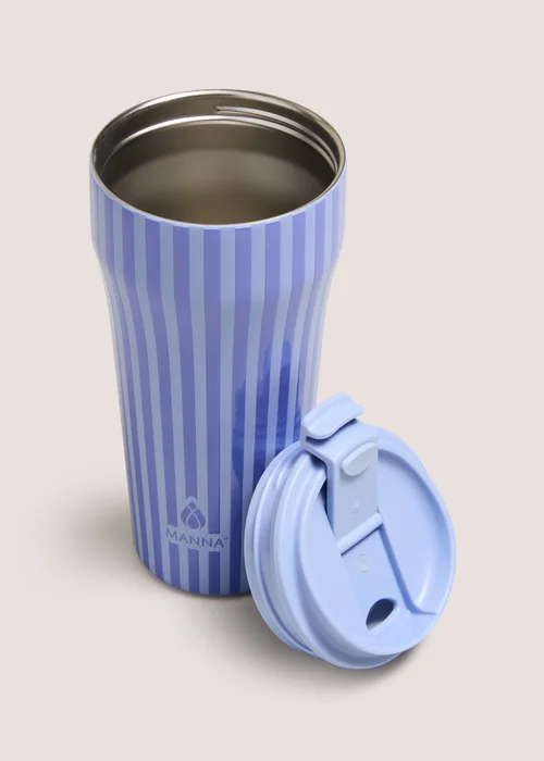 Lilac Stripe Coffee Tumbler Image 2