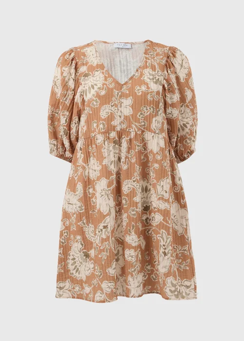 Brown Paisley Print Mini Dress - 18 Image 4