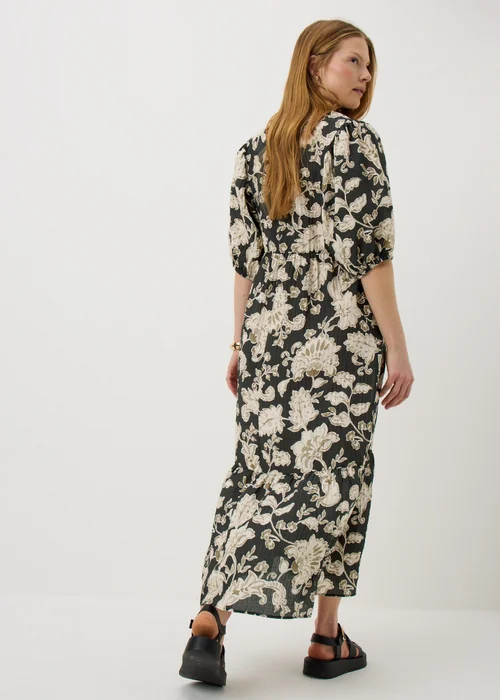 Beige Paisley Midaxi Dress - 8 Image 2