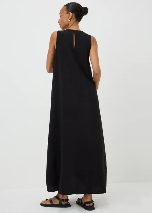 Black Trapeze Maxi Dress - 12 Image 3