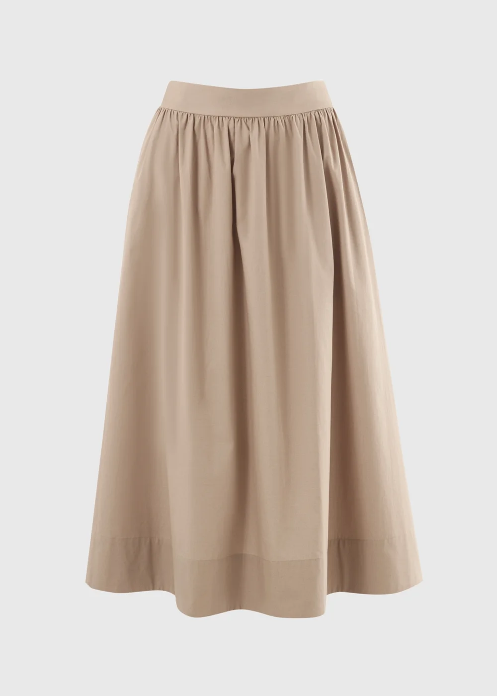 Stone Poplin Maxi Skirt - 20 Image 3