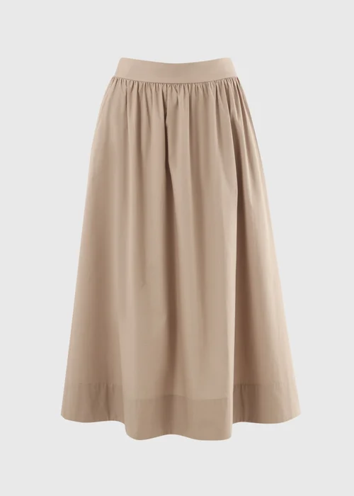 Stone Poplin Maxi Skirt - 20 Image 3