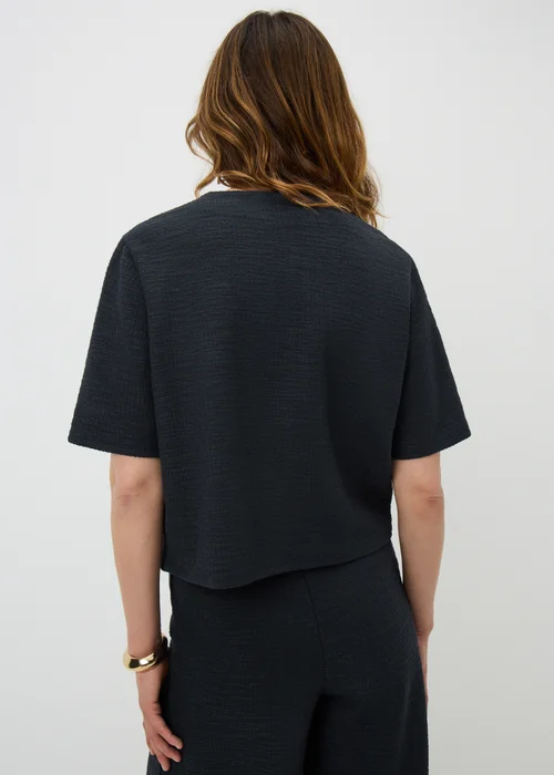 Navy Boucle Co Ord Top - 12 Image 2