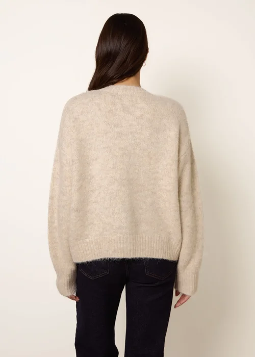 Blue Vanilla Beige Multi Gold Button Cardigan - Medium/Large Image 4