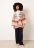 Blue Vanilla Beige Multi Coloured Stripe Cardigan - Medium/Large Image 3
