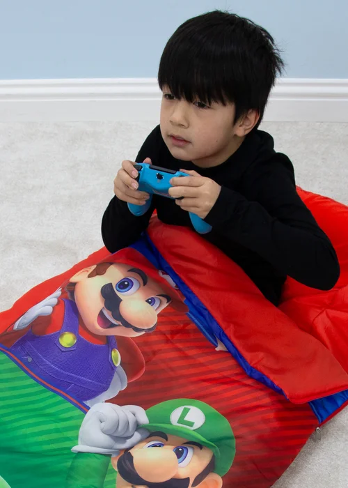Super Mario Squad Red ReadyBed - One Size Image 2