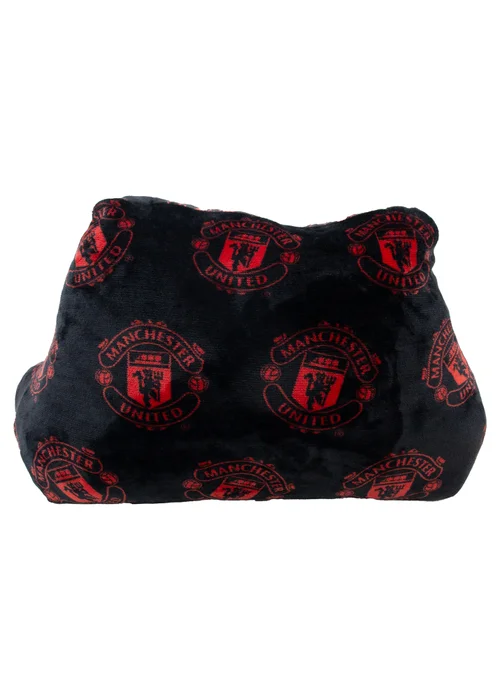 Manchester United FC Applause Black Cuddle Cushion - One Size Image 2