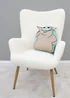 Star Wars Mandalorian Friend Green Shaped Cushion - One Size Image 1